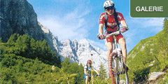 Mountainbike fahren im Valentintal