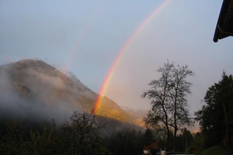 Regenbogen am Abend