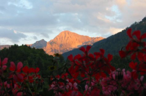 Polinik im Abendrot