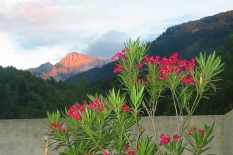 Polinik im Abendrot